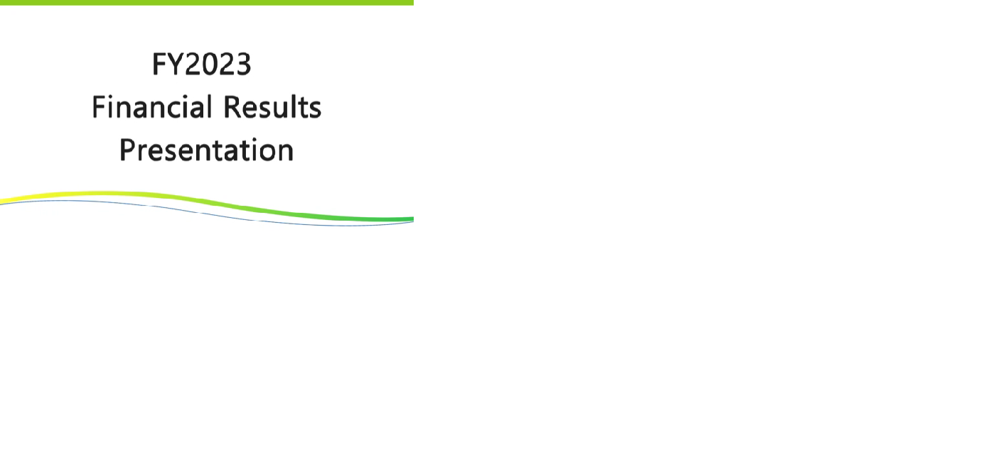 FY2023 Financial Results Presentation